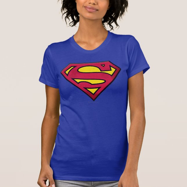 Superman S-Shield | Dirt-Logo T-Shirt (Vorderseite)