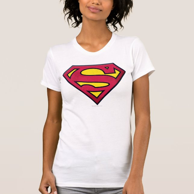 Superman S-Shield | Dirt Logo T-Shirt (Vorderseite)