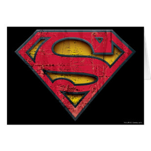 Superman S-Shield Distressed Logo
