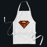 Superman S-Shield | Dunkles Rotes Logo Schürze<br><div class="desc">Weltheld</div>