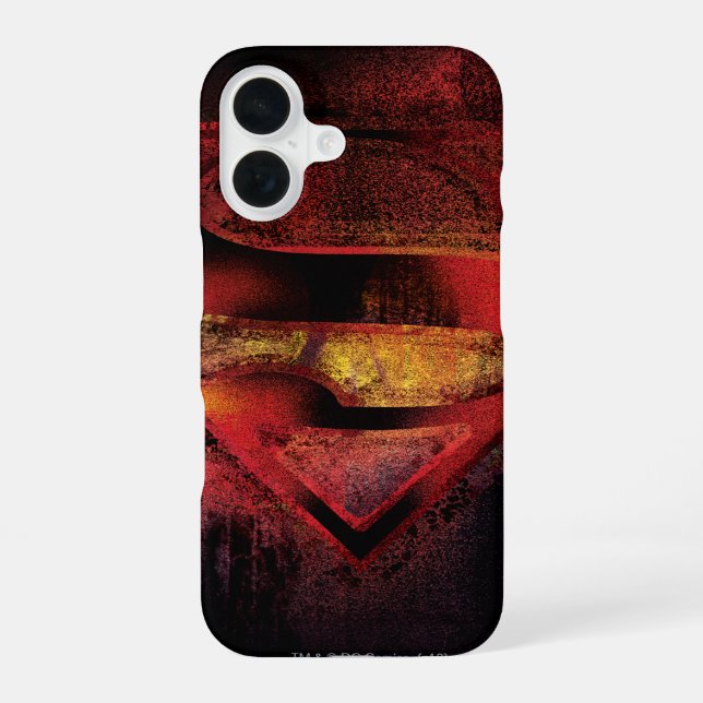 Superman S-Shield | Farbige Logos iPhone 16 Hülle (Rückseite)