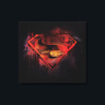 Superman S-Shield | Farbige Logos Leinwanddruck<br><div class="desc">Superman Monthly Trend</div>