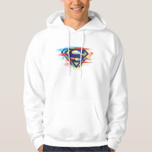 Superman S-Shield   Farbiges Logo Hoodie