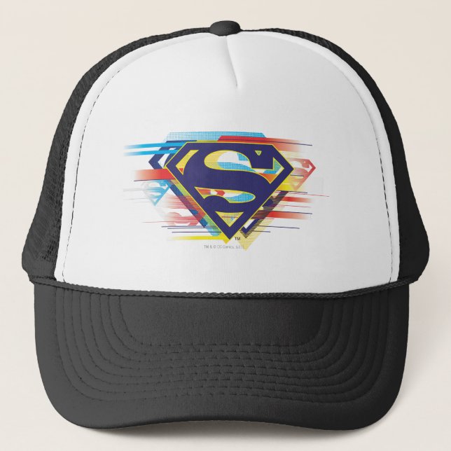 Superman S-Shield | Farbiges Logo Truckerkappe (Vorderseite)