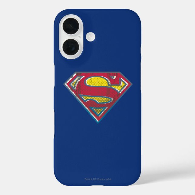 Superman S-Shield | Gedrucktes Logo iPhone 16 Hülle (Rückseite)