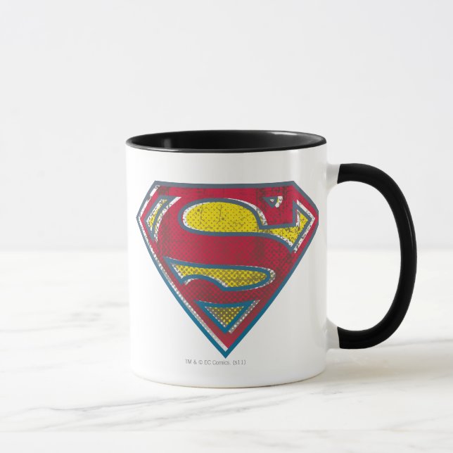 Superman S-Shield | Gedrucktes Logo Tasse (Rechts)