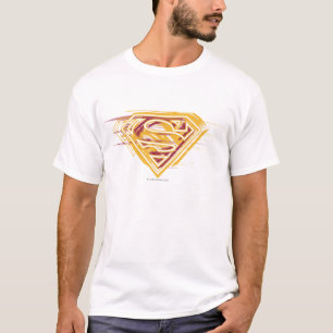Superman S-Shield Gelb und Rot T-Shirt