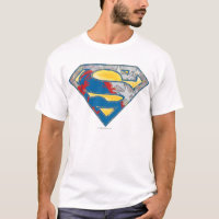 Superman S-Shield | Graues, gelbes, schwarzes Mix-