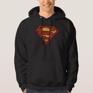 Superman S-Shield   Grunge-Logo Hoodie