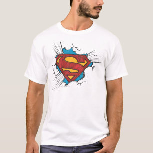 Superman S-Shield   In Clouds Logo T-Shirt