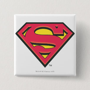 Superman S-Shield Klassisches Logo Button