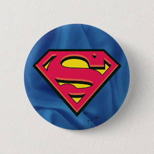 Superman S-Shield Klassisches Logo Button