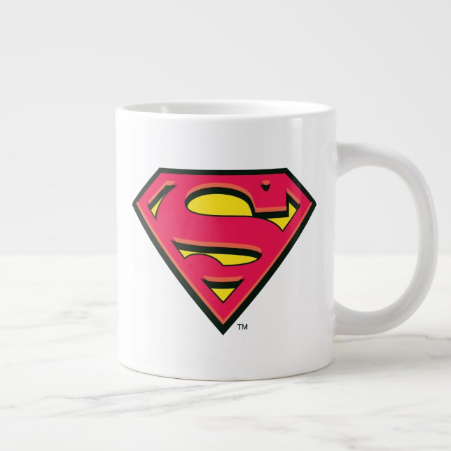Superman S-Shield | Klassisches Logo Jumbo-Tasse (Rechts)