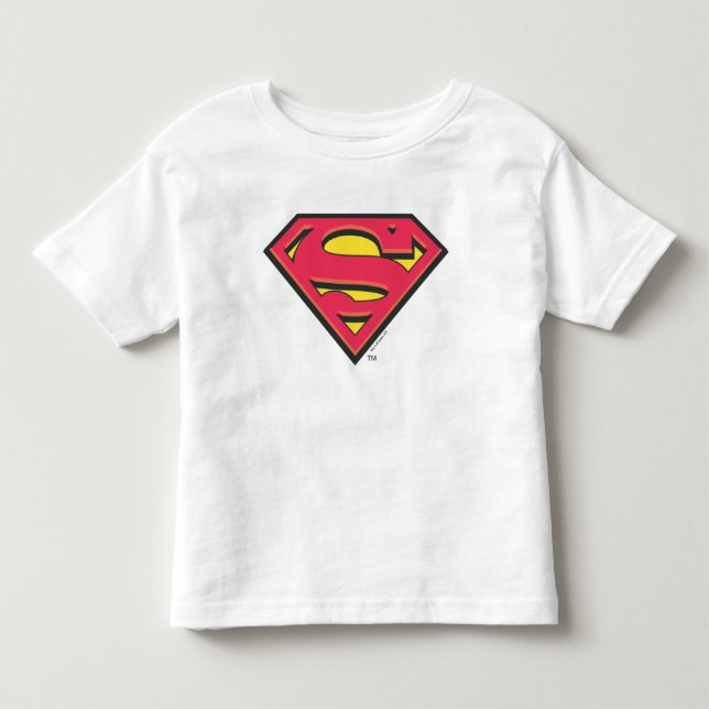 Superman S-Shield | Klassisches Logo Kleinkind T-shirt (Vorderseite)