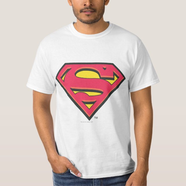 Superman S-Shield | Klassisches Logo T-Shirt (Vorderseite)