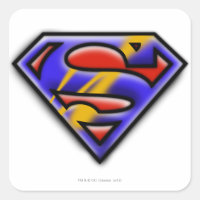 Superman S-Shield | Lila Airbrush-Logo