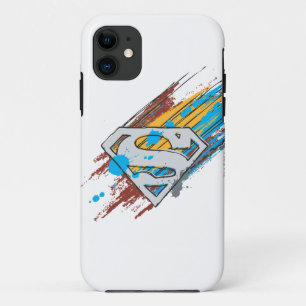 Superman S-Shield Paint Streaks Logo Case-Mate iPhone Hülle