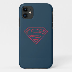 Superman S-Shield Rote Kontur iPhone 11 Hülle