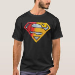 Superman S-Shield | Rote und orange Logo T-Shirt<br><div class="desc">Weltheld</div>