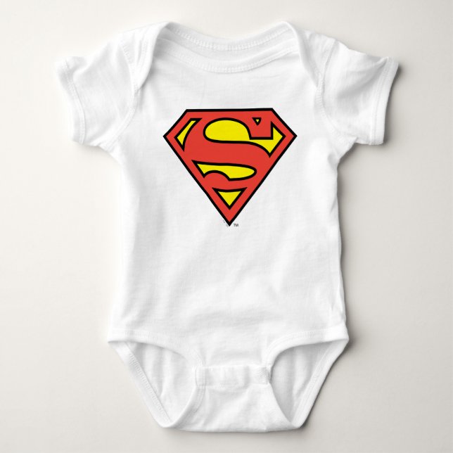 Superman S-Shield | Superman-Logo Baby Strampler (Vorderseite)