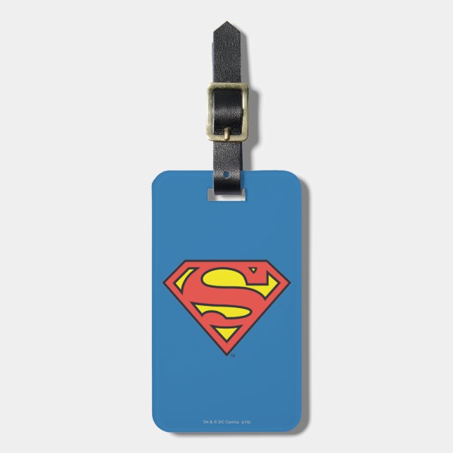 Superman S-Shield | Superman-Logo Gepäckanhänger (Vorderseite vertikal)