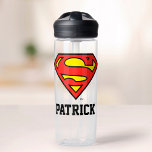 Superman S-Shield | Superman-Logo | Name hinzufüge Trinkflasche<br><div class="desc">DC Originale - DC-Comic</div>
