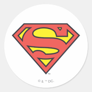 Superman S-Shield | Superman-Logo Runder Aufkleber