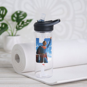 Superman schaut Pose nach oben Trinkflasche