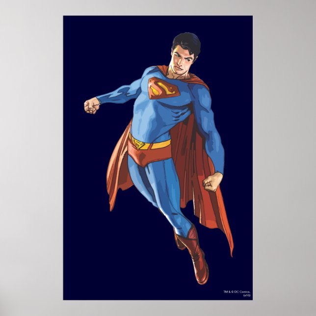 Superman sieht nach unten poster (Vorne)