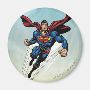 Superman springt nach oben magnet
