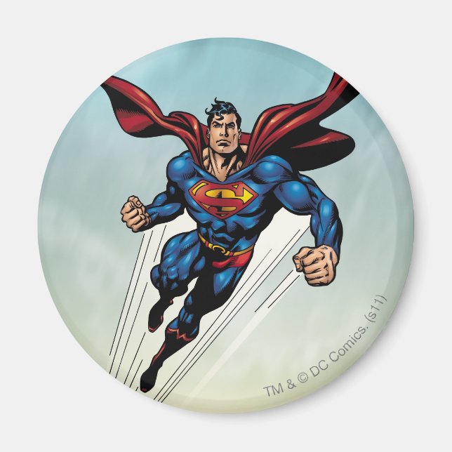 Superman springt nach oben magnet (Vorne)