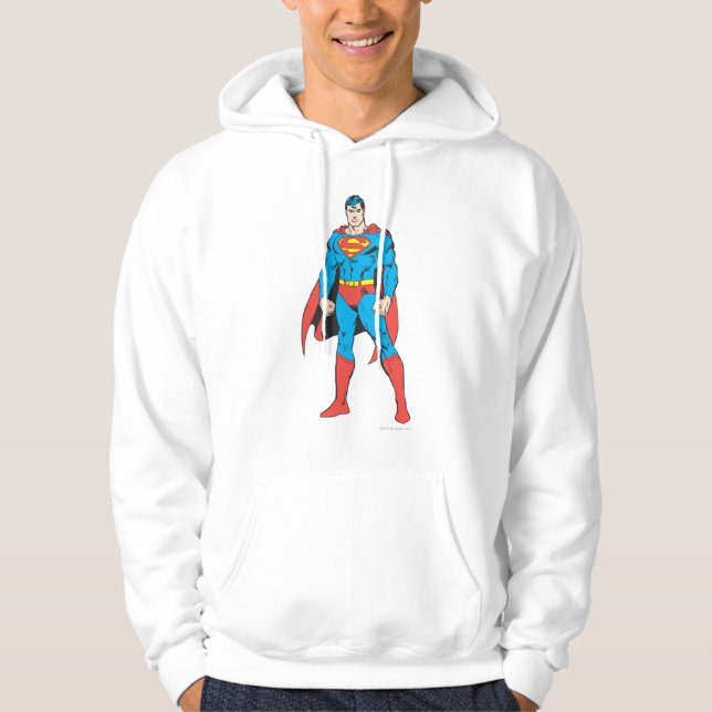 Superman Stehend Hoodie (Vorderseite)