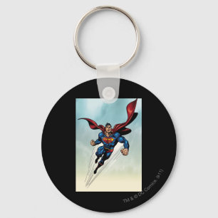 Superman steigt nach oben schlüsselanhänger