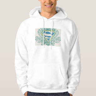 Superman Stilvoll Logos für Flüge und Namen Hoodie