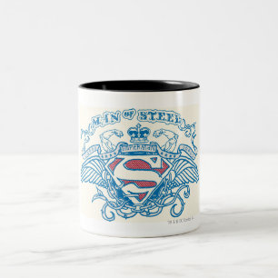 Superman Stilvoll  Logos für Flüge und Waffen Zweifarbige Tasse