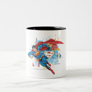 Superman - Stoppt den Bösen Zweifarbige Tasse