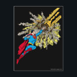 Superman Stops a meteor Postkarte<br><div class="desc">Dark Curiosities 2</div>