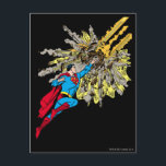 Superman Stops a meteor Postkarte<br><div class="desc">Dark Curiosities 2</div>