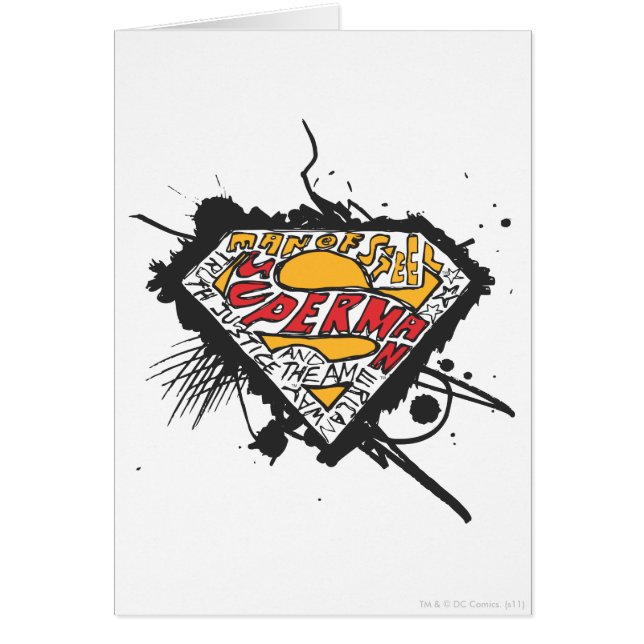 Superman Stylisé | Logo avec lettres Logo (Devant)