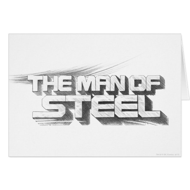 Superman Stylisé | Logo de dessin de l'homme en ac (Devant horizontal)