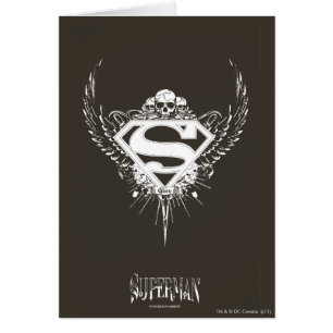 Superman Stylisé Logo de l'Arrière - plan Brown