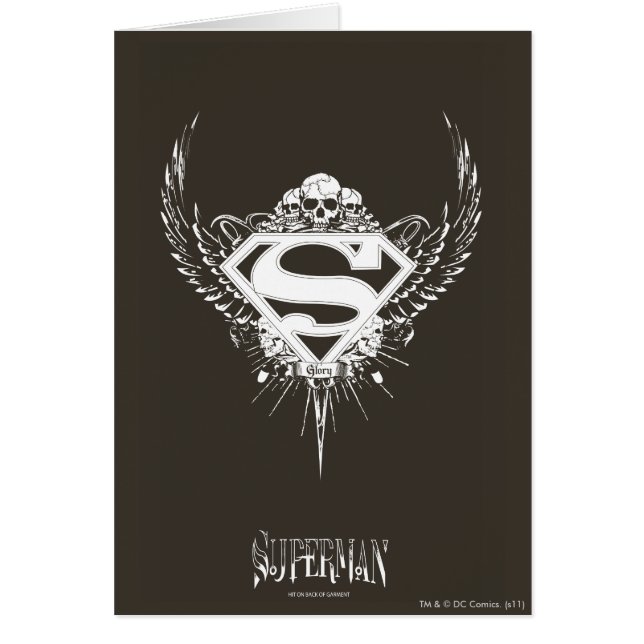 Superman Stylisé | Logo de l'Arrière - plan Brown  (Devant)