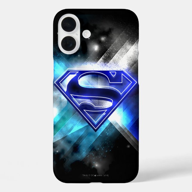 Superman Stylized | Blue White Crystal Logo title_seo2 (Rückseite)