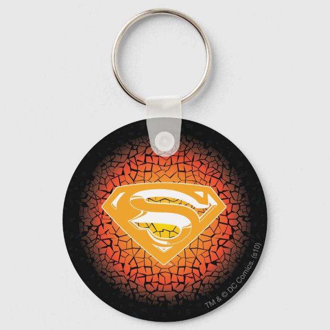 Superman Stylized | Crackle Logo Schlüsselanhänger (Vorderseite)