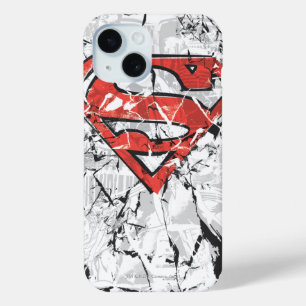 Superman Stylized   Crumpled Comic Logo Case-Mate iPhone Hülle