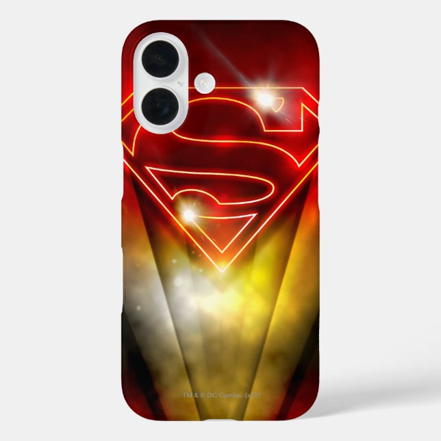 Superman Stylized | Shiny Red Kontur Logo title_seo2 (Rückseite)