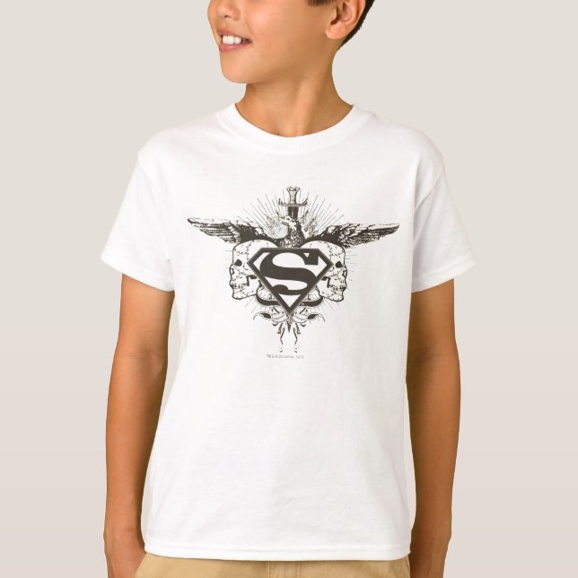 Superman Stylized | Skulls-Logo T-Shirt (Vorderseite)