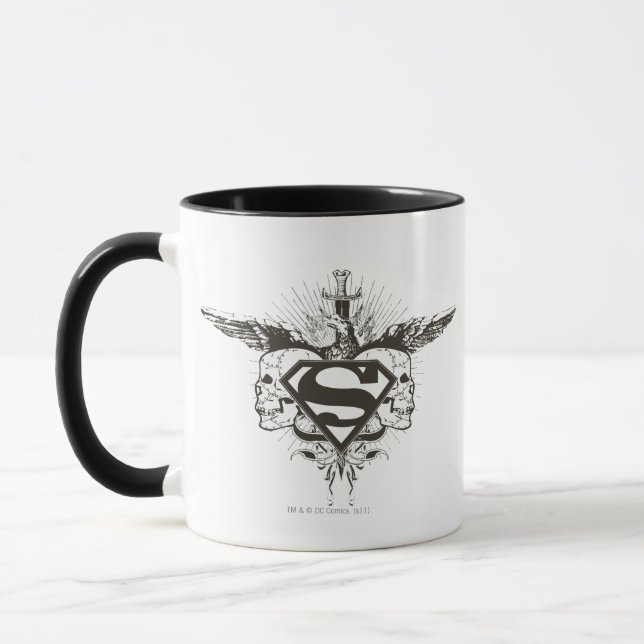 Superman Stylized | Skulls Logo Tasse (Links)