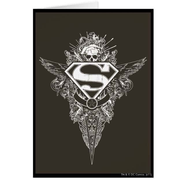 Superman Stylized | Stern- und Skull-Logo (Vorne)