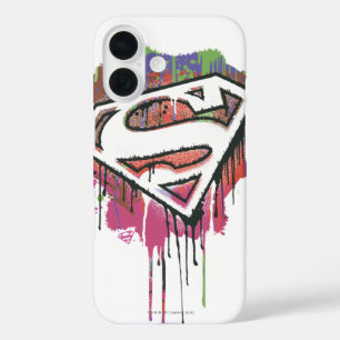 Superman Stylized Twisted Innocence-Logo iPhone 16 Hülle